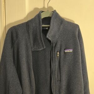 Patagonia Charcoal Full-Zip Fleece Jacket